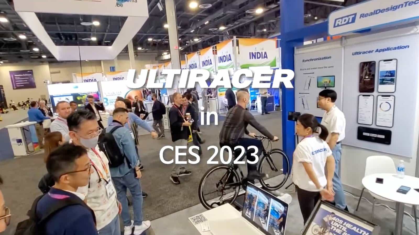 RealDesignTech Brings Outdoor Cycling Indoors with Ultiracer, Unveiled at CES 2023